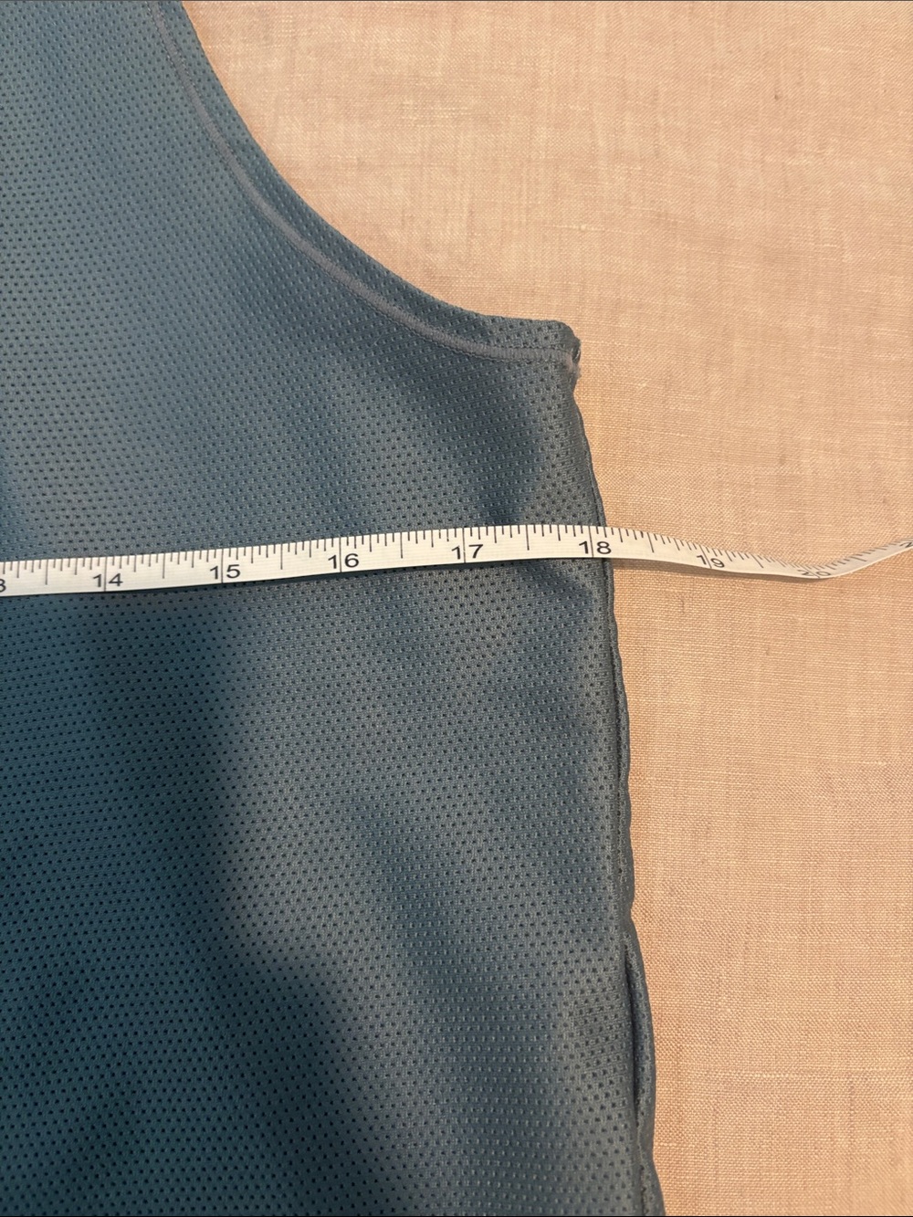 Nike Air Women's Cropped Tank Top in Slate Blue - Picture 5 of 5
